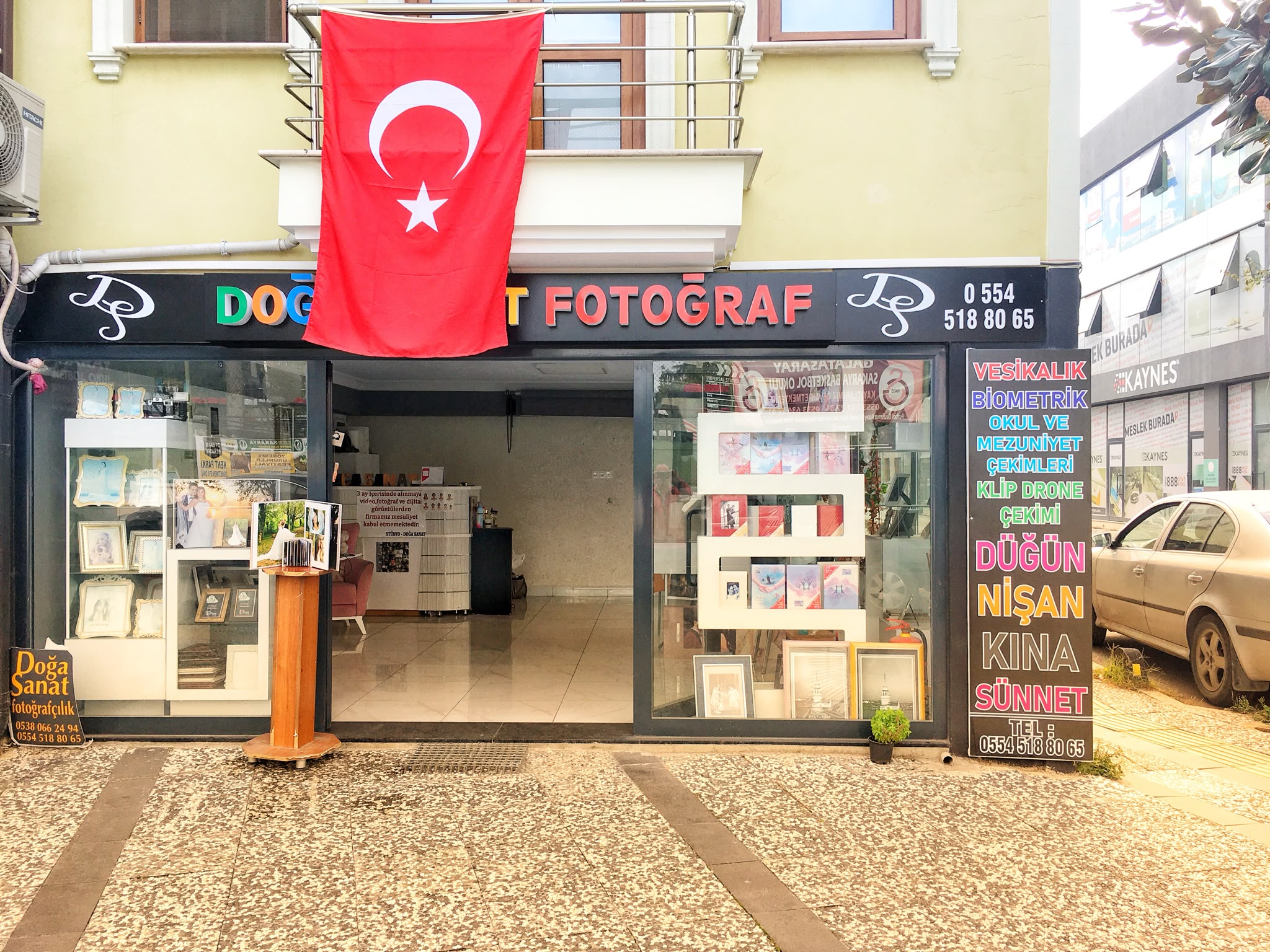 Doğa Sanat Fotoğraf stüdyosunun dış görünümü